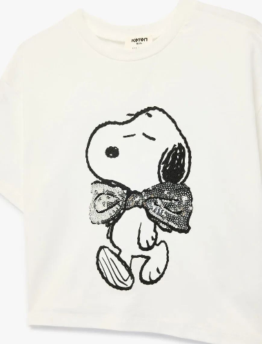 Resim Koton Kız Çocuk T-shirt 6SKG10158AK