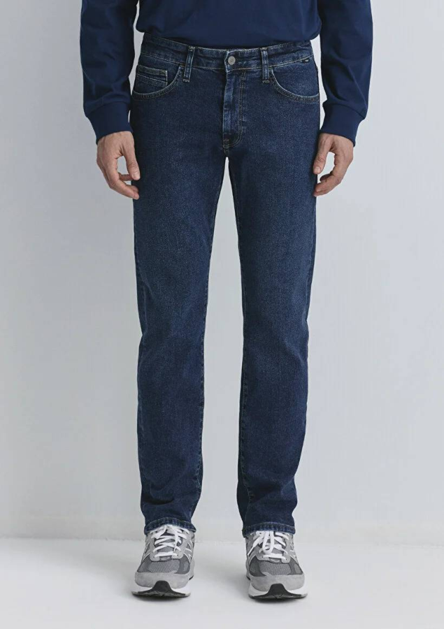 Resim Mavi Hunter Rinse Erkek Jean Pantolon M0020283045