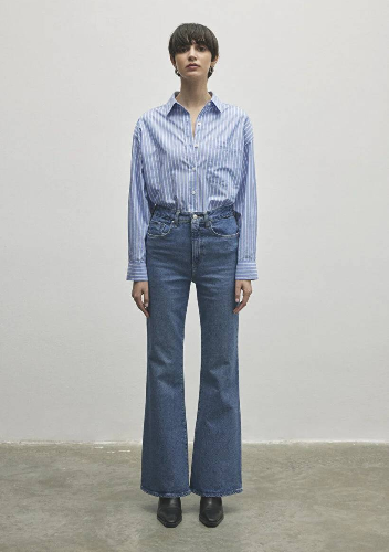 Resim Mavi Los Angeles Kadın Jean Pantolon M1010349-86463
