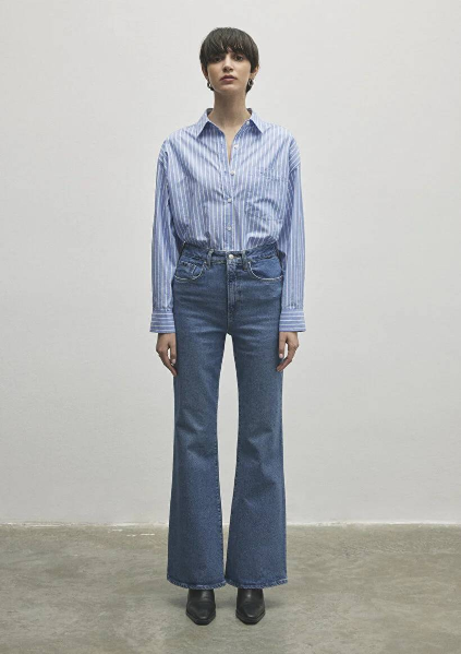 Resim Mavi Los Angeles Kadın Jean Pantolon M1010349-86463