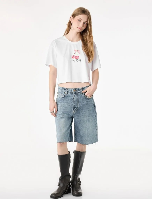 Resim Koton Kadın T-shirt 6SAL10095IK