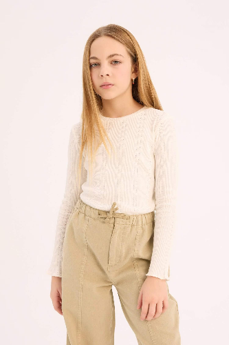 Resim Defacto Kız Çocuk Sweat D9234A8/WT16