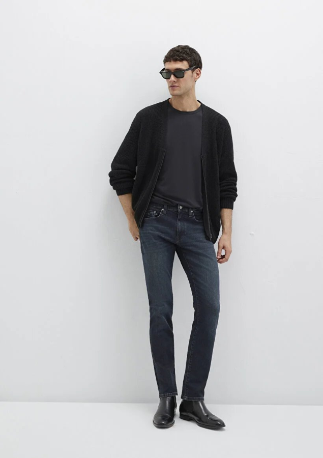 Resim Mavi Jake Erkek Jean Pantolon M0042287868