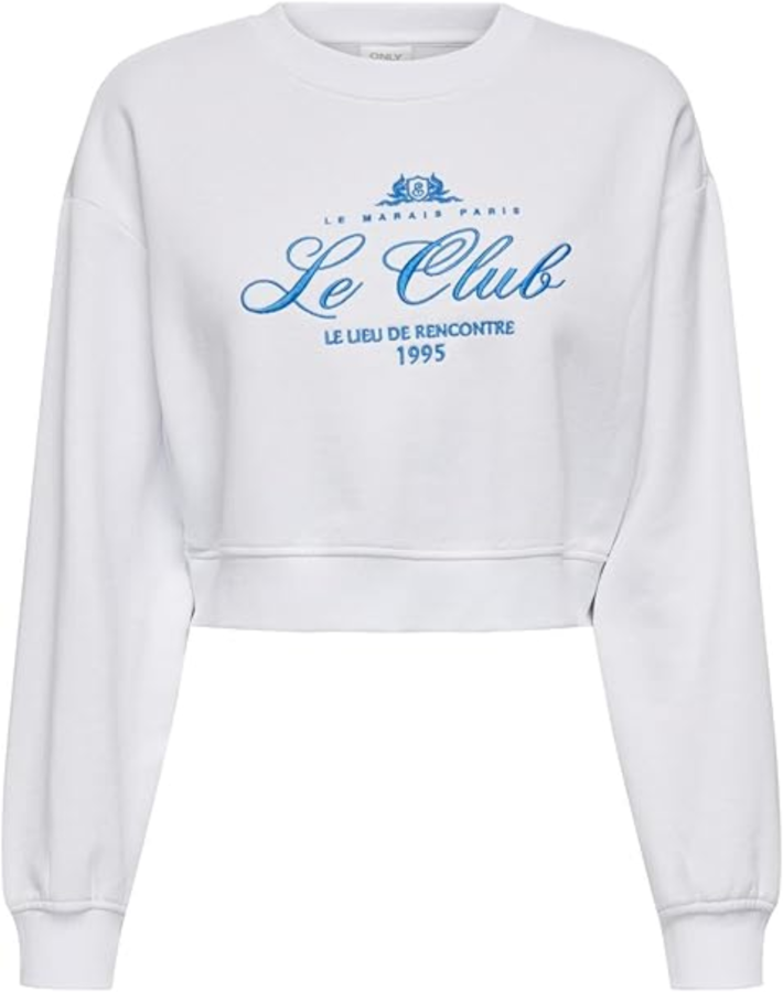 Resim Only Onlruna L/S O-Neck Box Cc Swt Kadın Sweat 15313683