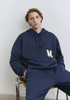 Resim Mavi Academy Kapüşonlu Erkek Sweat M0S10375-89353