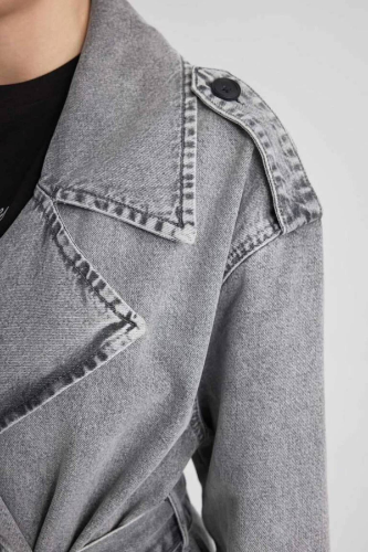 Resim Defacto Kadın Jean Ceket B7885AX/NM55