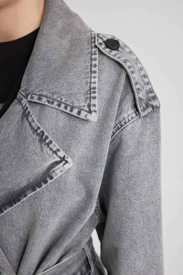 Resim Defacto Kadın Jean Ceket B7885AX/NM55