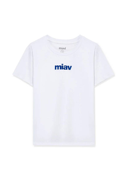 Resim Mavi Miav Baskılı Erkek Çocuk T-Shirt M66332620