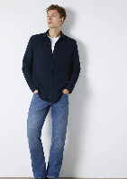 Resim Mavi Erkek Uzun Kol Gömlek M0211875-70490