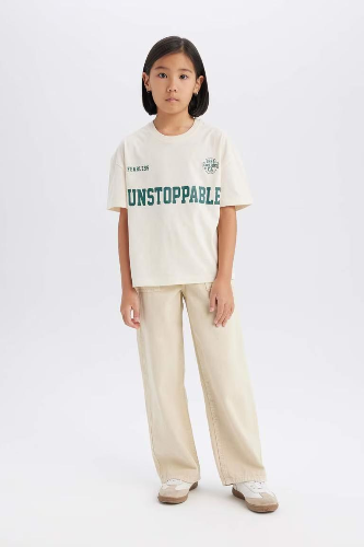 Resim Defacto Kız Çocuk  T-shirt D8538A8/ER233