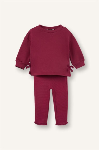 Resim Defacto Kız Bebek Eşofman Takım H0172A5/BR490