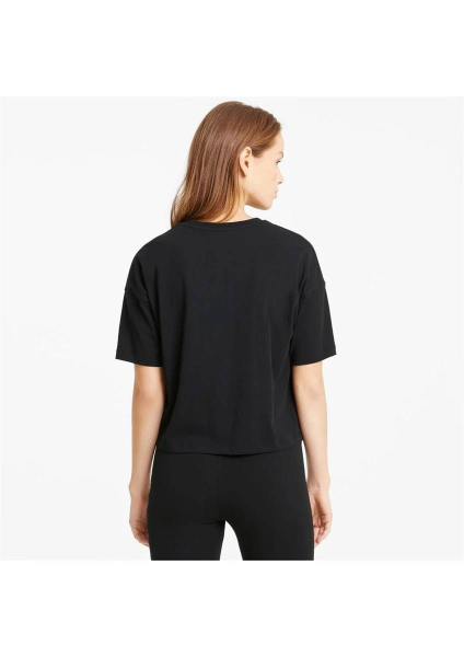 Resim Puma Ess Cropped No. 1 Logo Tee Kadın T-shirt 684972-01