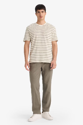 Resim Defacto Erkek T-shirt F9673AX/KH82