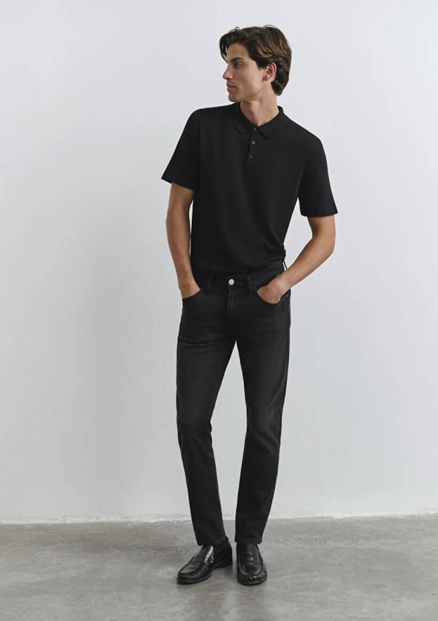 Resim Mavi Jake Erkek Jean Pantolon M0042286544