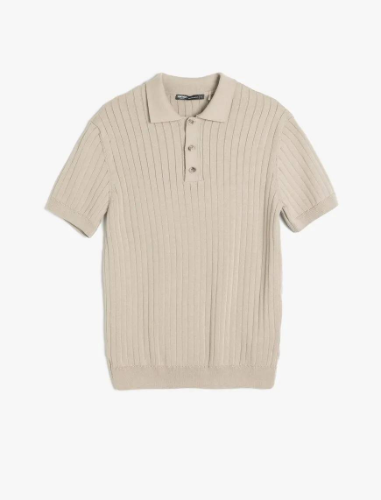 Resim Koton Erkek Triko Tişört 5SAM70009HT