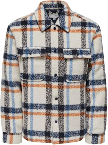 Resim Only & Sons Onsgio Lf Check Padded Jacket Otw Erkek Ceket 22030156