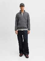 Resim Jack & Jones Jjesoho Half Zıp Fleece Sn Erkek Sweat 12279680