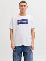 Resim Jack & Jones Jjcole Prınt Tee Ss Crew Neck Ln Erkek T-Shirt 12288492