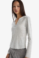 Resim Defacto Kadın T-shirt G3490AX/GR93