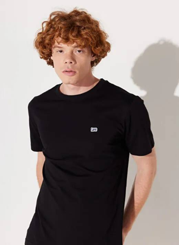 Resim Lee Erkek T-shirt L60UFQ01 L60UFQ Small Logo