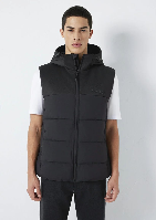 Resim Mavi Kapüşonlu Erkek Yelek M0110786-71379