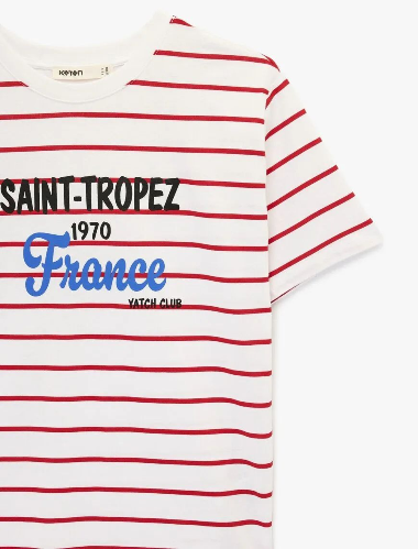 Resim Koton Kadın T-shirt 6SAK50097EK