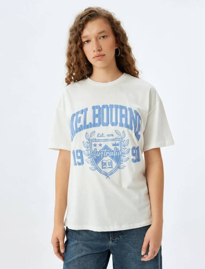 Resim Koton Kadın T-shirt 5SAL10022IK