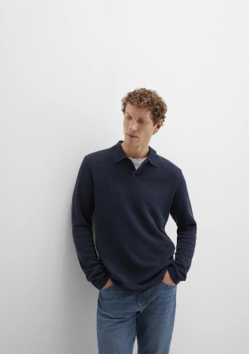 Resim Mavi Erkek Kazak M0710352-70490