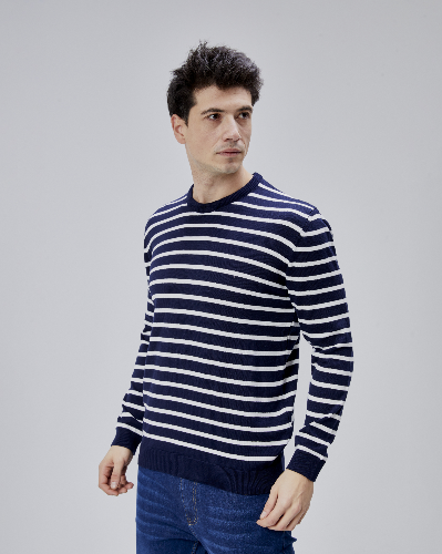 Resim Paul&More Erkek Triko Kazak K-16443 O Yaka