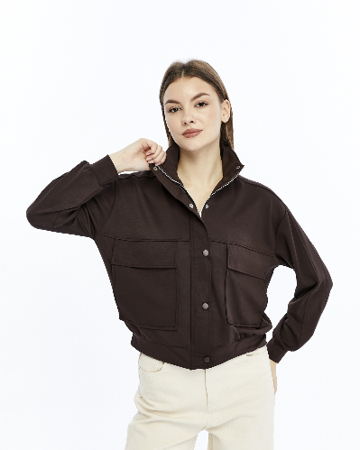 Resim Yenikoza Kadın Deri Mont ve Ceket