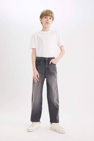 Resim Defacto Erkek Çocuk  Jean Pantolon F2836A8/NM55