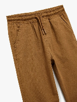 Resim Koton Erkek Çocuk Kanvas Pantolon 6SKB40018TW