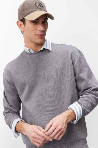 Resim Defacto Erkek  Sweat E1519AX/GR206