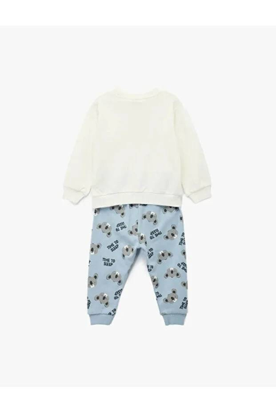 Resim Koton Erkek Bebek Sweat Takım 6Wmb10055Tk
