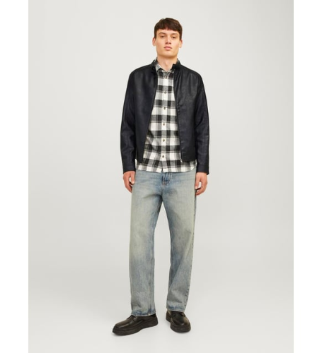 Resim Jack & Jones Jjedylan Clean Pu Jacket Noos Erkek Deri Mont ve Ceket 12261195
