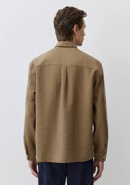 Resim Mavi Uzun Kol Erkek Gömlek M0211650-70378