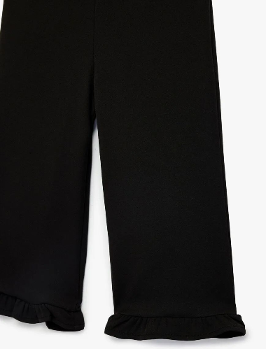 Resim Koton Kız Bebek Kanvas Pantolon 6SMG40047AW