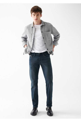 Resim Mavi Erkek Hunter Jean Pantolon M0020231891