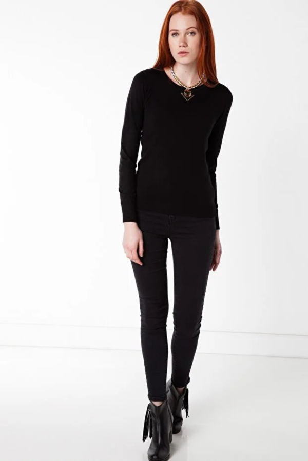 Resim Defacto Kadın  Kazak F7091AZ/BK27