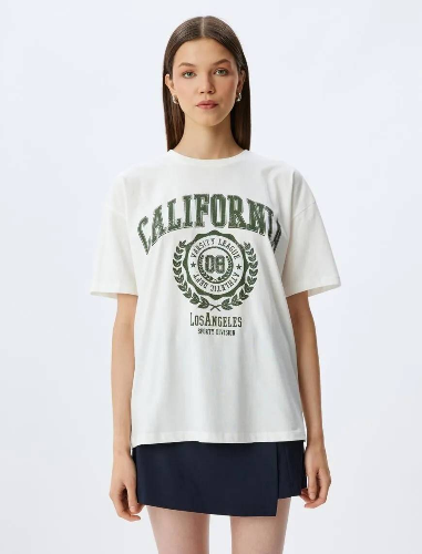 Resim Koton Kadın T-shirt 5SAL10059IK