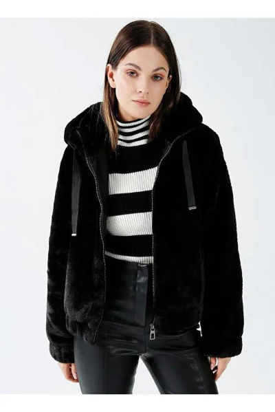 Resim Only Onlvida Fur Hooded Jacket Cc Otw Mont 15260047