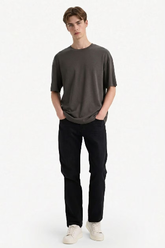 Resim Defacto Erkek T-shirt F9561AX/AR212