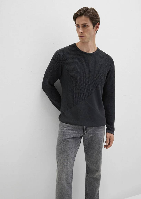 Resim Mavi Erkek Kazak M070702-900