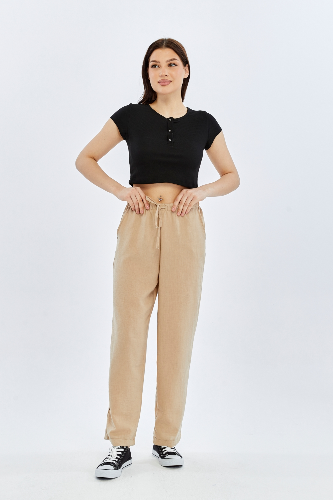 Resim Viole&More Kadın Kanvas Pantolon 3065