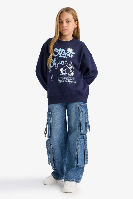 Resim Defacto Kız Çocuk  Sweat E6755A8/NV241