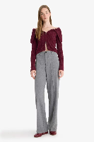 Resim Defacto Kadın Kanvas Pantolon F6214AX/GR394