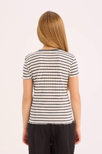 Resim Defacto Kız Çocuk Kısa Kol T-shirt B6692A8/GR449