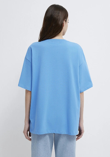 Resim Mavi Kadın T-shirt M1600843-91478