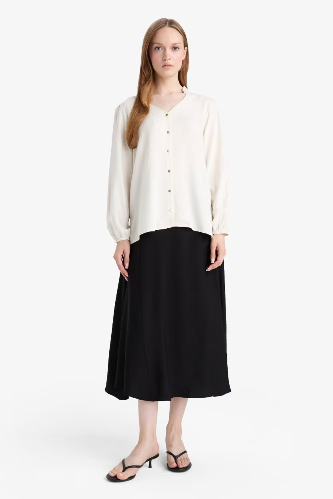 Resim Defacto Kadın Etek F4973AX/BK81