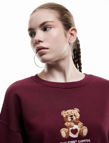 Resim Koton Kadın Sweat 6Wal10106Ik